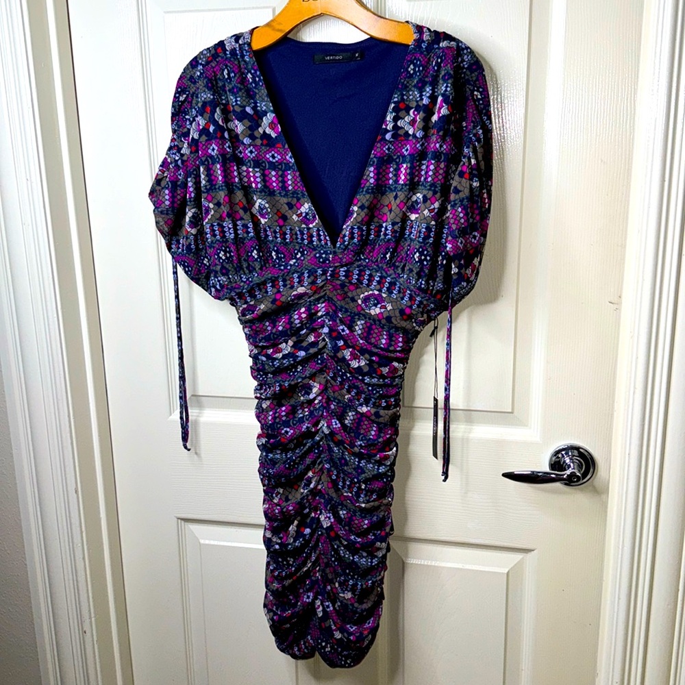 Vértigo Multicolor Rouge Dress - Picture 2 of 3